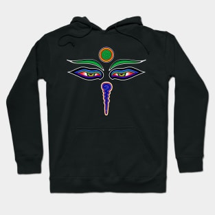 Tibetan Buddha Eyes Hoodie